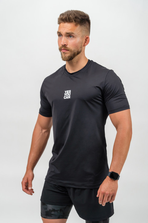 Nebbia Short-Sleeve Sport T-shirt Resistane 348 - black