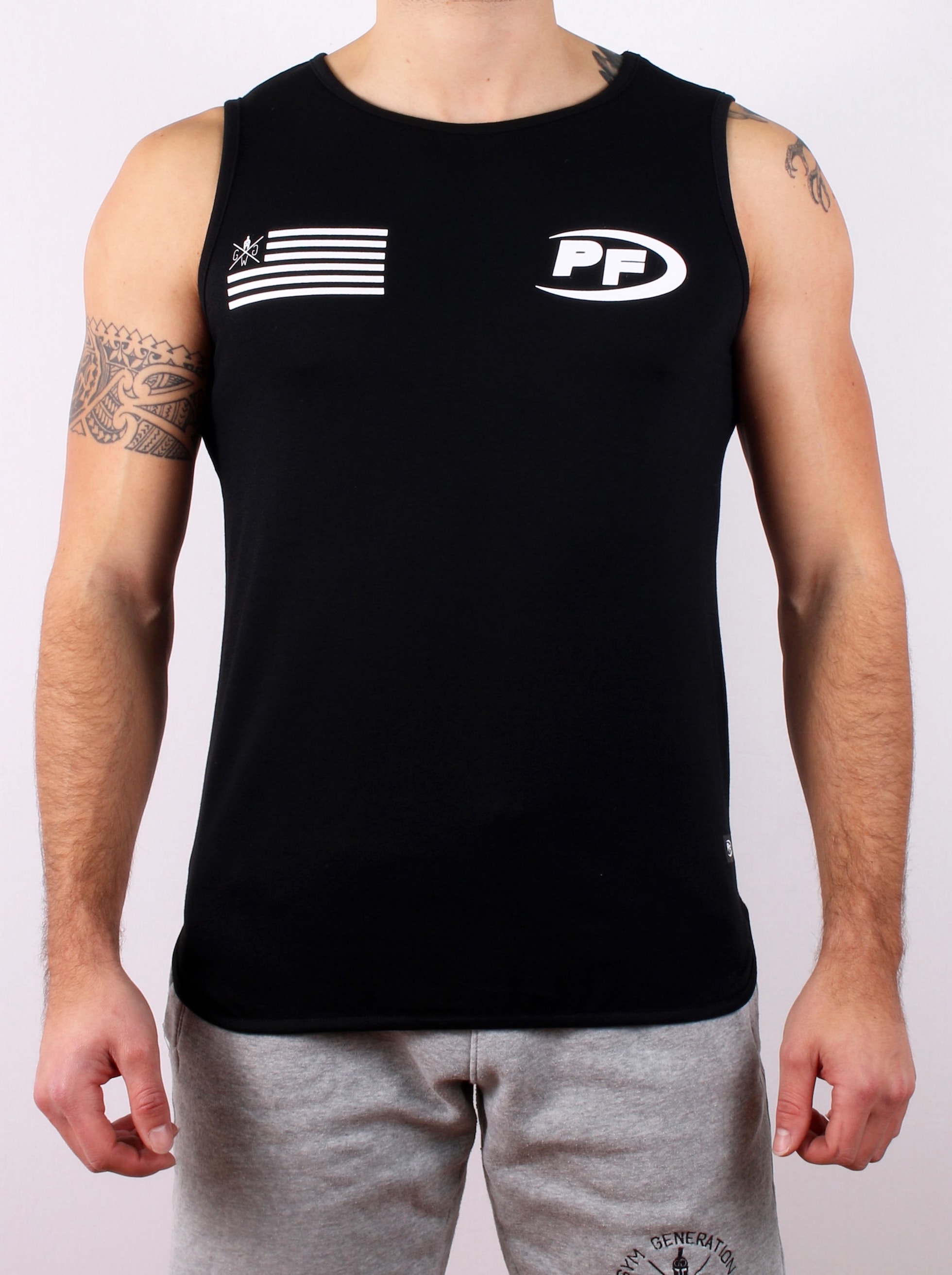 PowerFood X Gym Generation Premium Tank - Royal Black