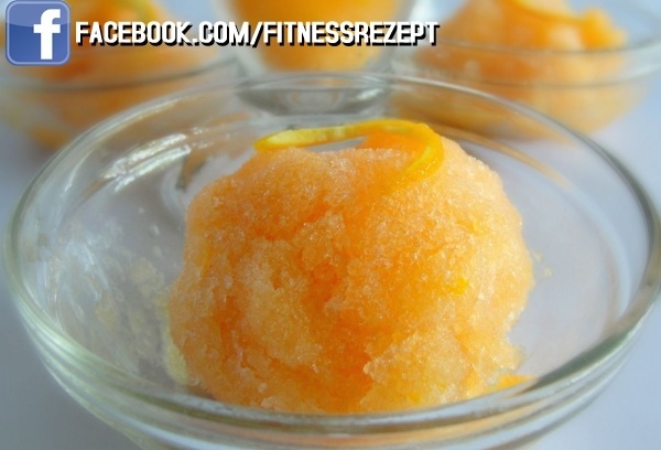 Protein Orangensorbet