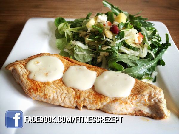 Putenschnitzel mit Fitness-Salat