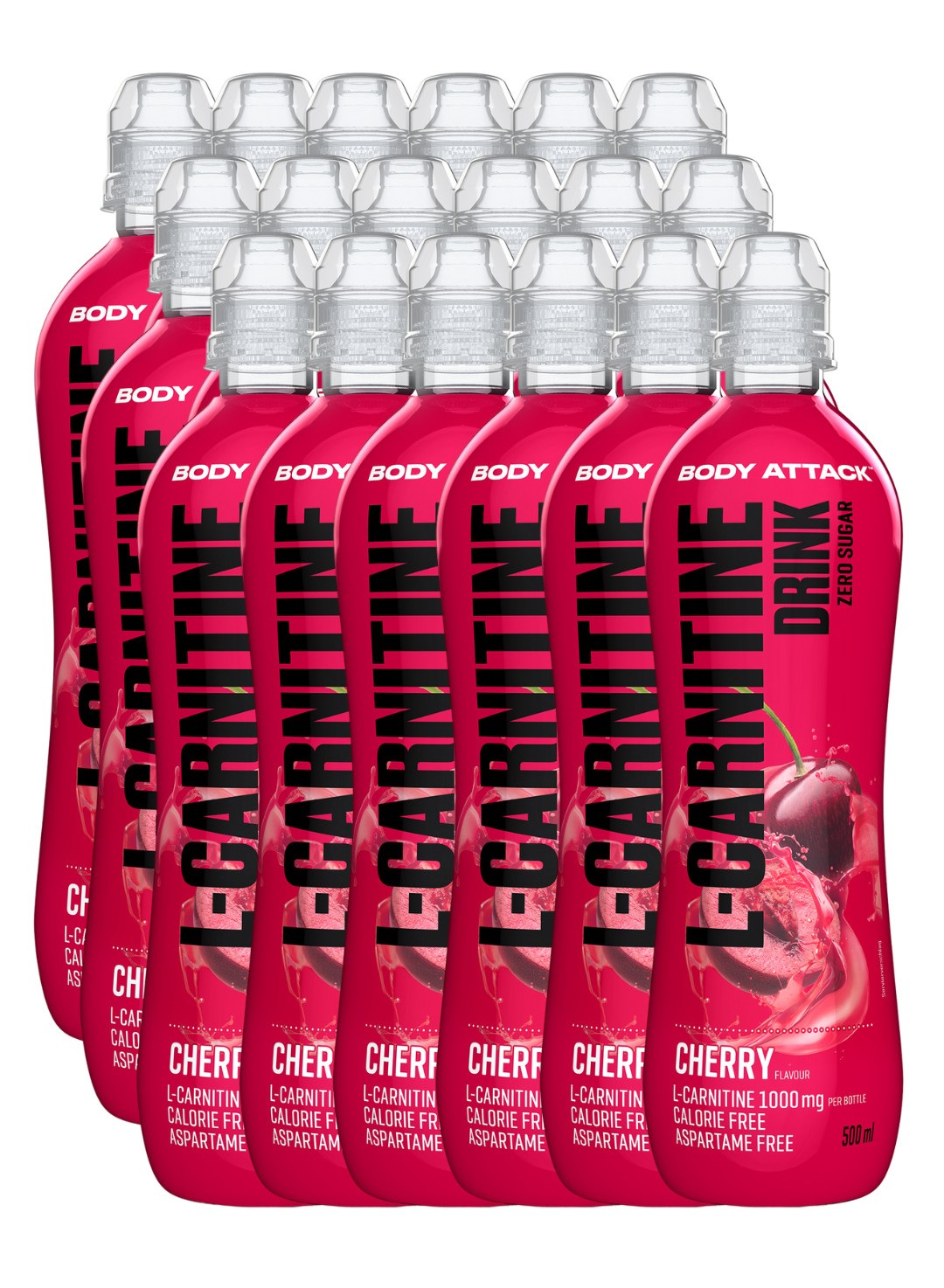 Body Attack L-Carnitine Drink (18x 500 ml)