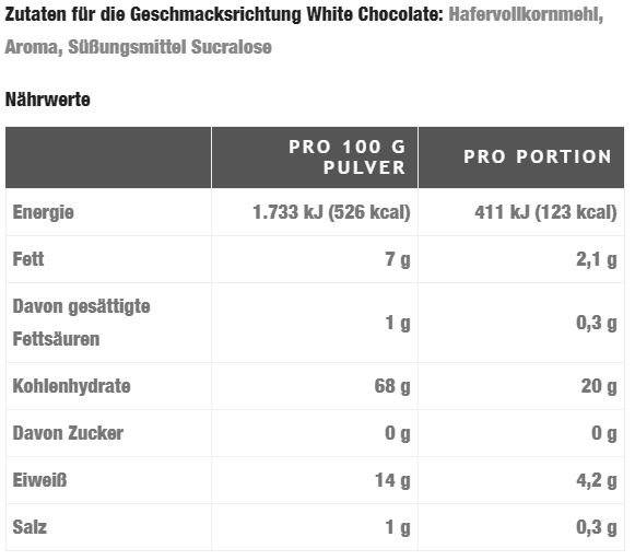Oat King 100% Vollkorn-Hafer Pulver mit Aroma (4000g Dose)