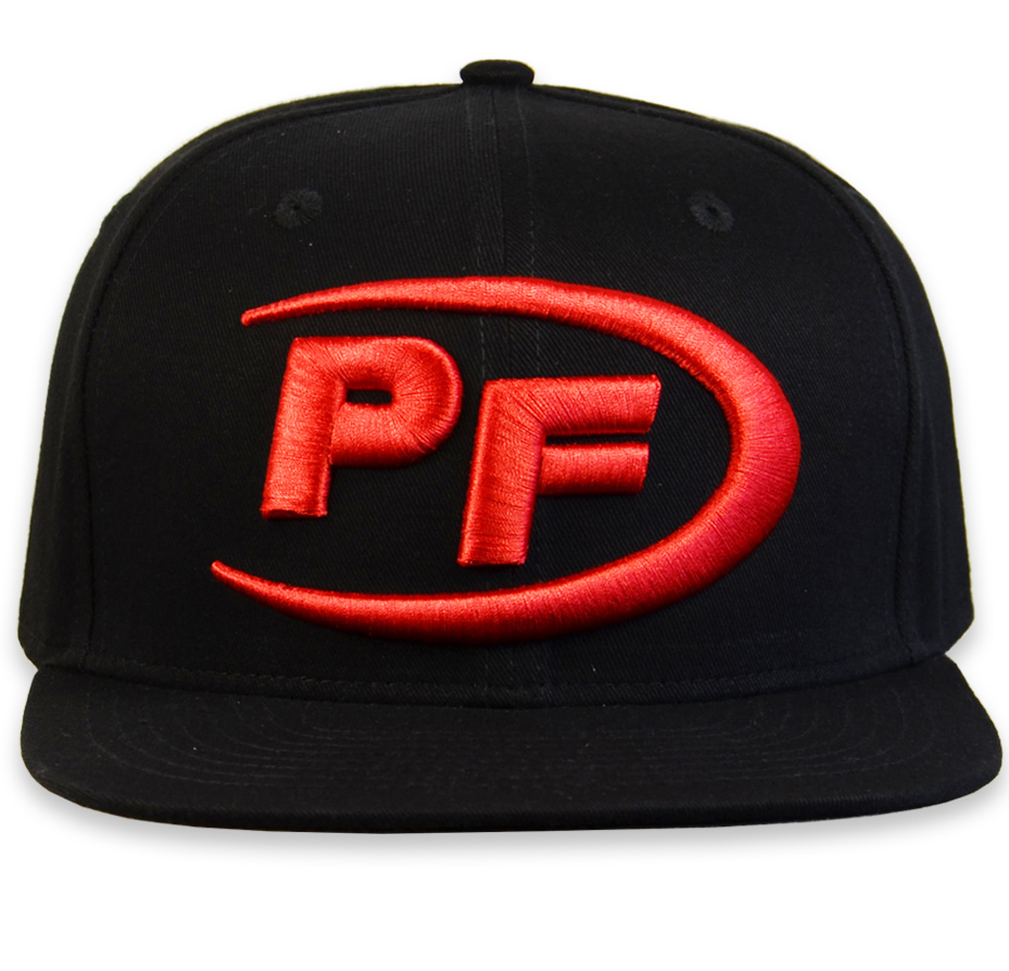 PowerFood Snapback Front Logo BLACK