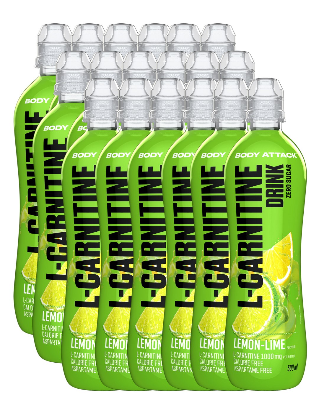 Body Attack L-Carnitine Drink (18x 500 ml)