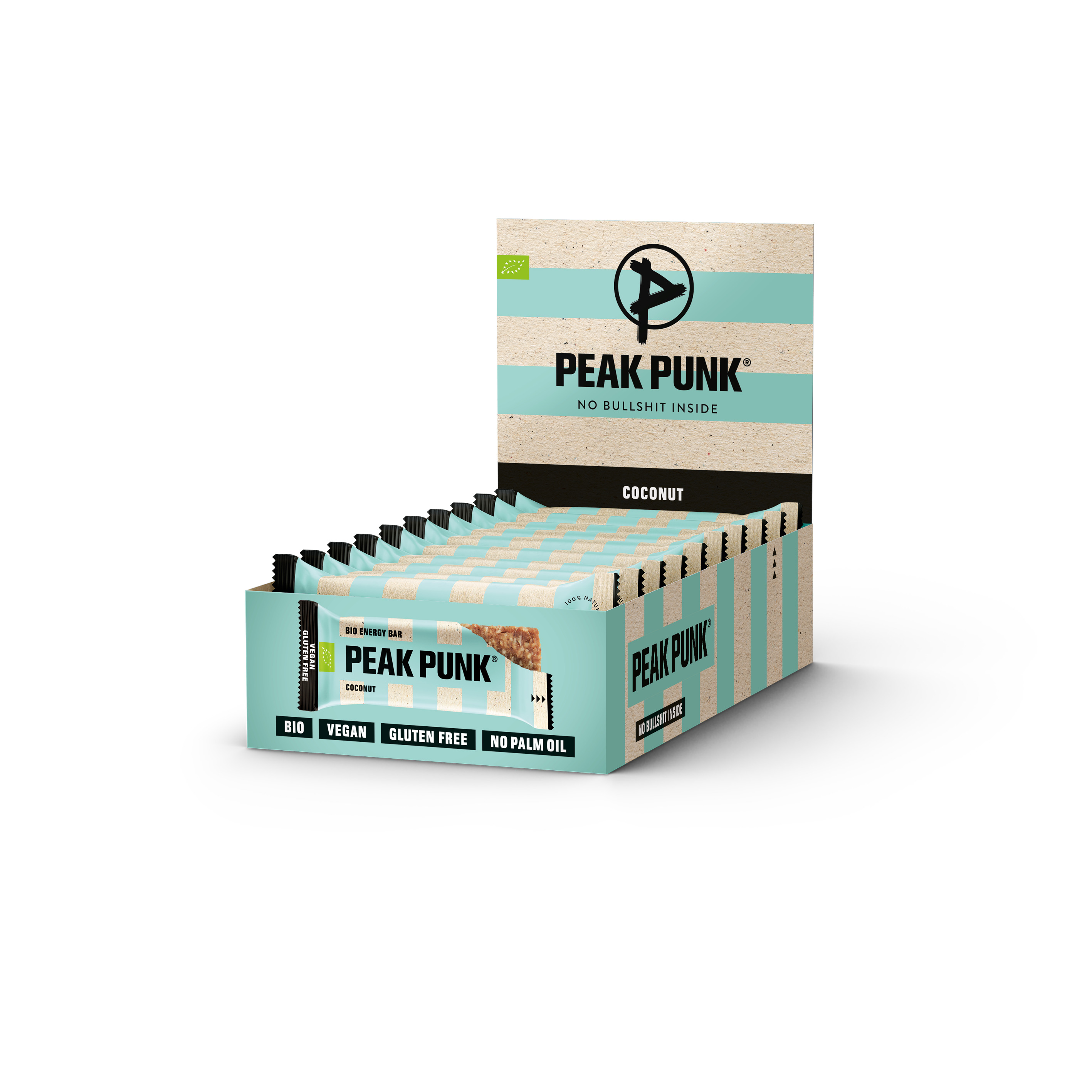 Peak Punk Organic Energy Bar (15 x 38g)