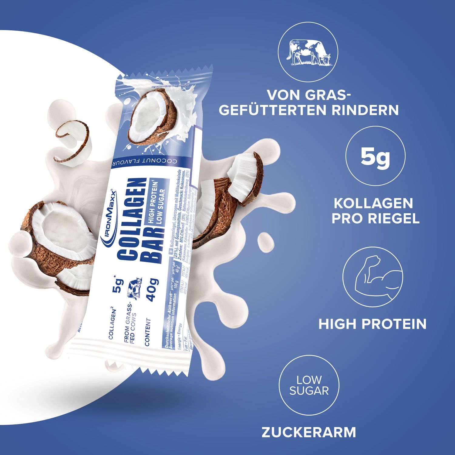 IronMaxx Collagen Bar (40g)