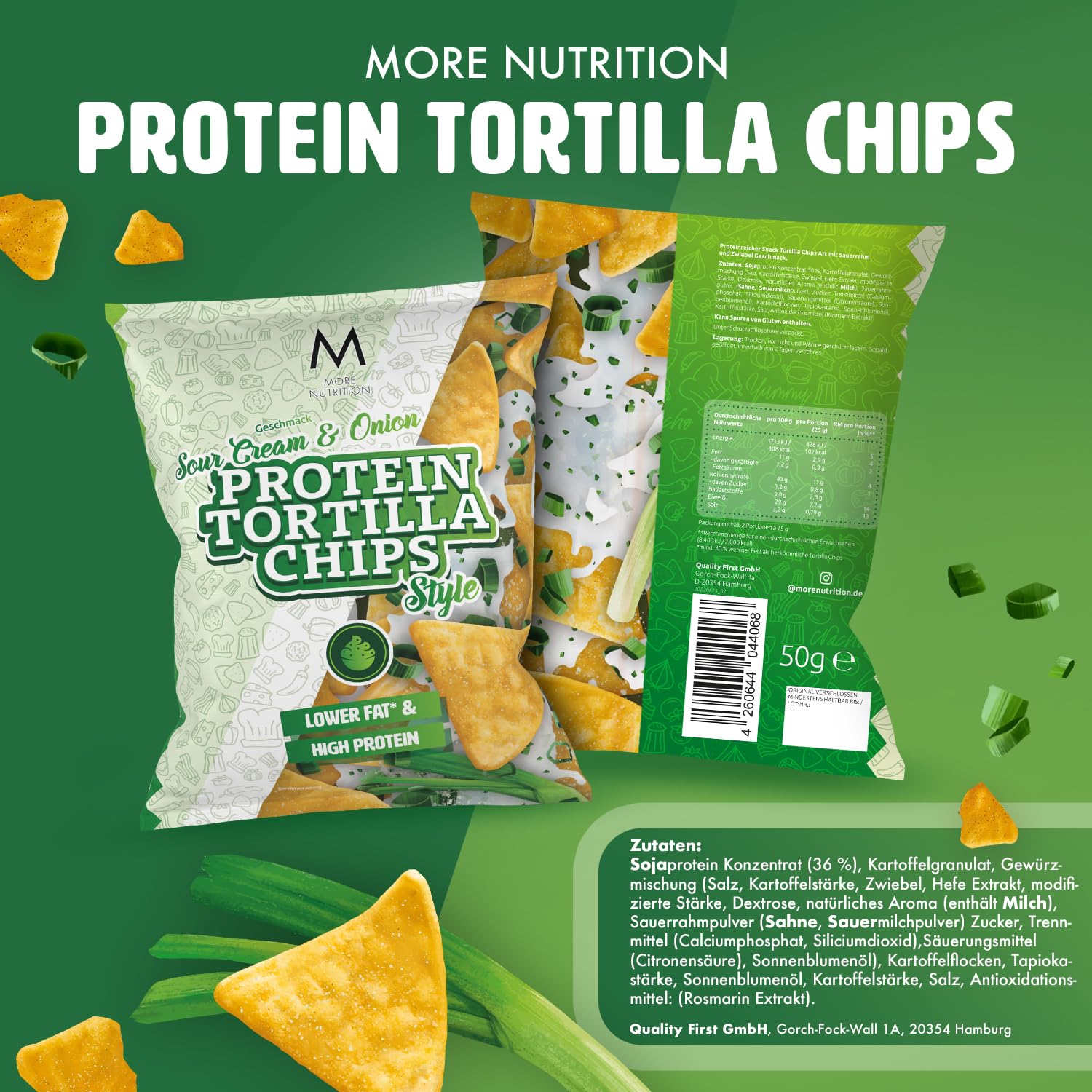 More Nutrition Tortilla Chips (6 x 50G)