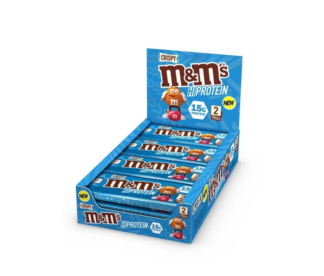 M&Ms Crispy High Protein Bar (12 x 52G)