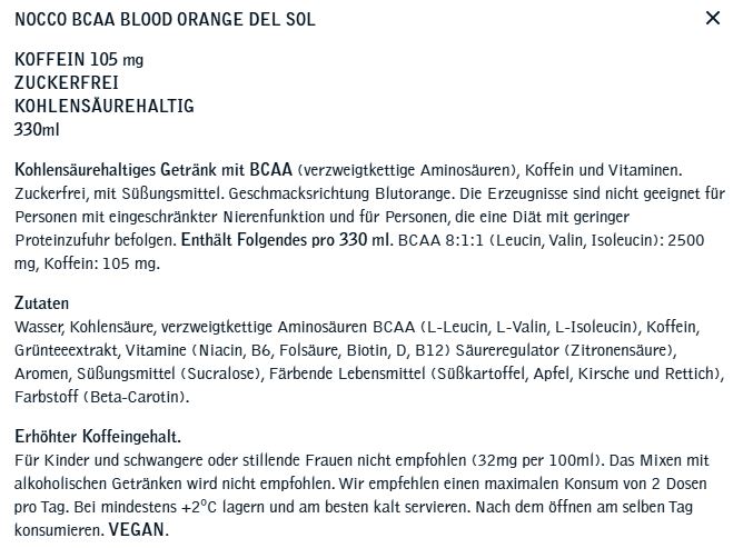 NOCCO BCAA (24 x 330ml)